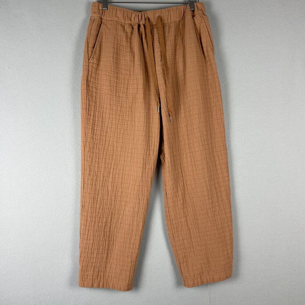 Madewell Tan Straight Leg Pants(RUNS LARGE )